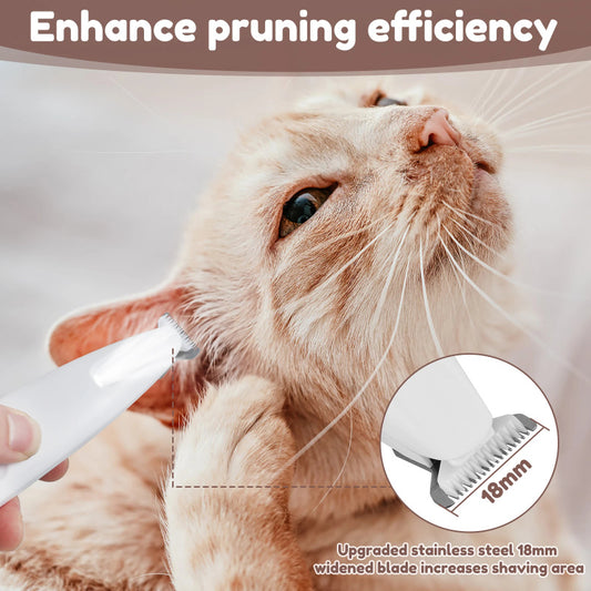PETSHANDY™ Pets Paw Hair Trimmer With LED Light